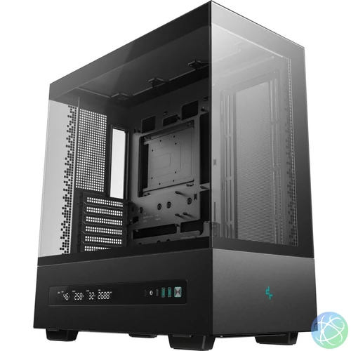 DeepCool CH690 Digital Tempered Glass Black gépház