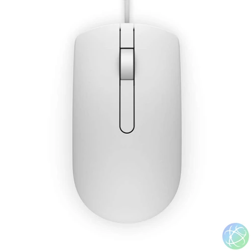 Dell MS116 Optical Mouse White egér