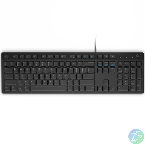 Dell KB216 USB Keyboard Black HU billentyűzet