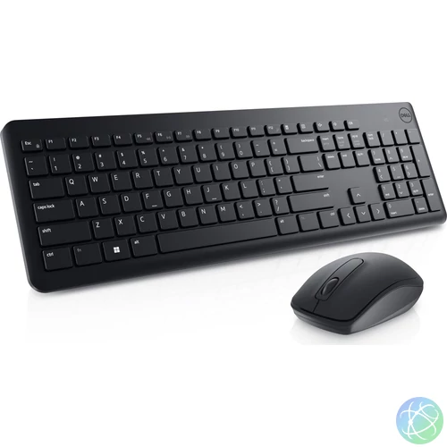 Dell KM3322W Wireless Keyboard and Mouse Black UK billentyűzet