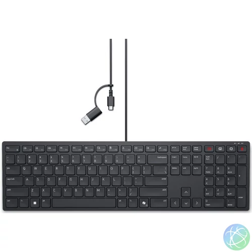 Dell KB525C Keyboard Black HU billentyűzet