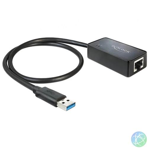 DeLock Adapter USB 3.0 > Gigabit LAN 10/100/1000 Mb/s hálókártya