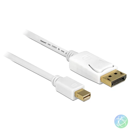 DeLock Cable Mini Displayport 1.2 male > Displayport male 4K 5m kábel