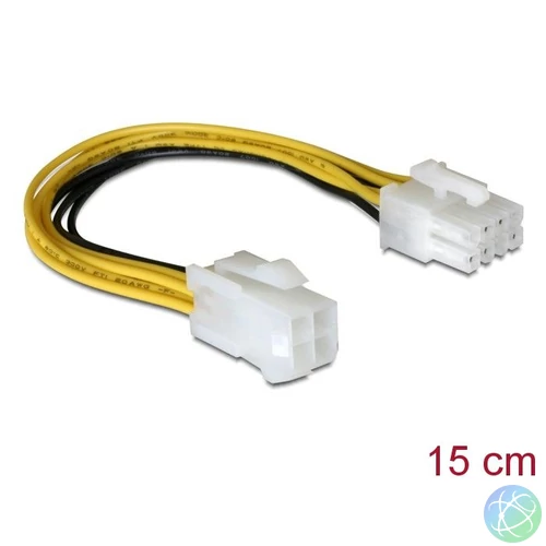 DeLock Cable Power 8pin EPS > 4pin ATX/P4 kábel