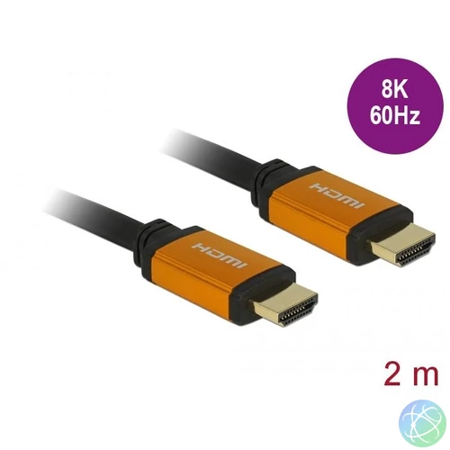 DeLock Ultra High Speed HDMI Cable 48 Gbps 8K 60 Hz 2m kábel