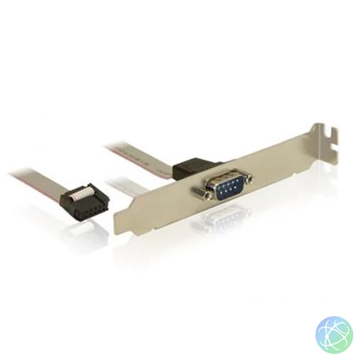 DeLock Slot Bracket > 1x Serial Pin layout: 1:1 bővítőkártya