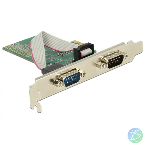 DeLock PCI Express Card > 2x Serial RS-232 bővítőkártya