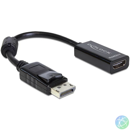DeLock Adapter Displayport 1.1 male > HDMI female Passive Black speciális átalakító