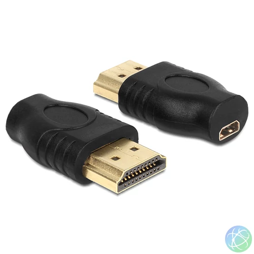 DeLock Adapter HDMI Micro-D female > HDMI-A male speciális átalakító