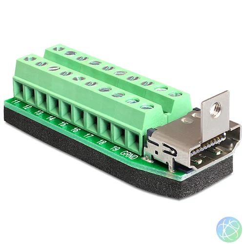 DeLock Adapter HDMI female > Terminal Block 20pin speciális átalakító