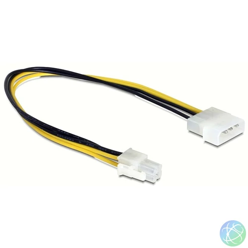 DeLock Cable P4 male > Molex 4pin male 30cm kábel