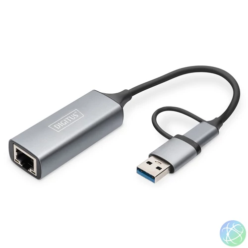 Digitus USB Type-C Ethernet Adapter 2,5G hálókártya