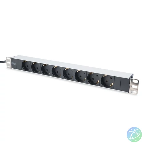 Digitus DN-95401 Túlfeszültségvédő 8DIN 2m Black