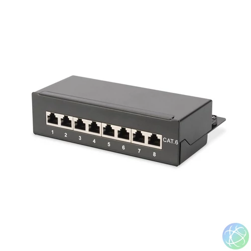 Digitus 8-port Patch Panel 1U Black