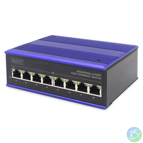 Digitus Industrial 8-Port Fast Ethernet Switch
