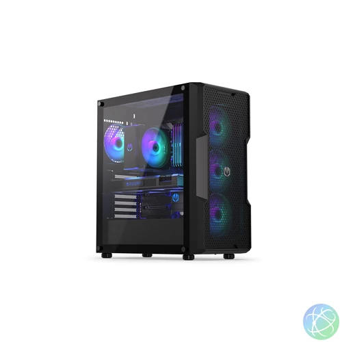 Endorfy Regnum 400 ARGB Tempered Glass Black gépház