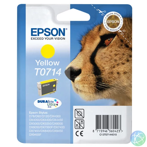 Epson T0714 Yellow tintapatron