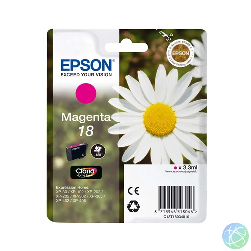 Epson T1803 (18) Magenta tintapatron