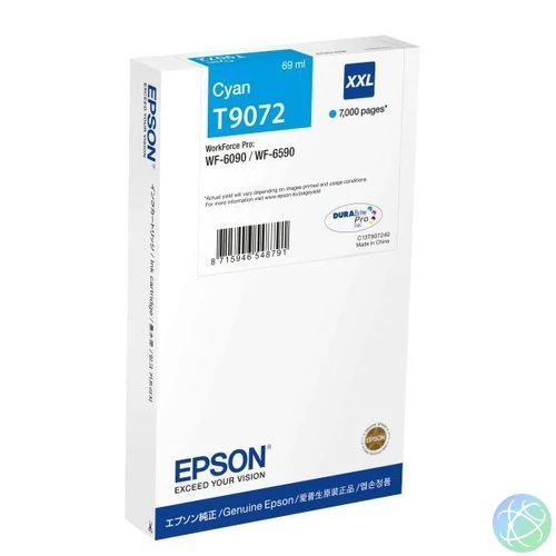 Epson T9072 XXL Cyan tintapatron
