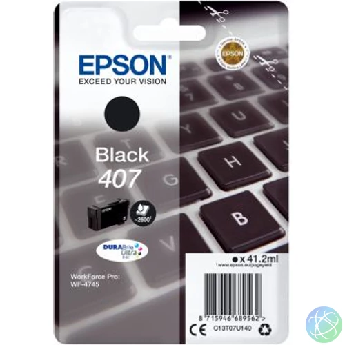 Epson T07U1 (407) Black tintapatron