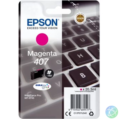 Epson T07U3 (407) Magenta tintapatron