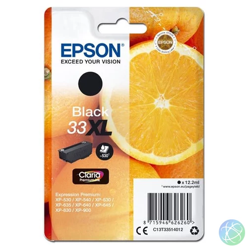 Epson T3351 (33XL) Black tintapatron