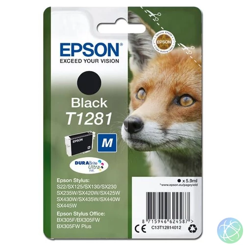 Epson T1281 Black tintapatron