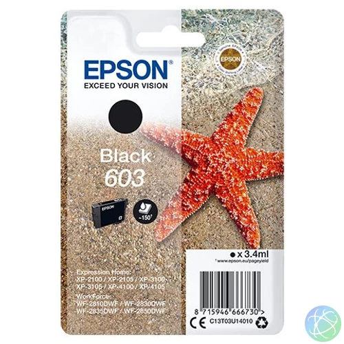 Epson T03U1 (603) Black tintapatron
