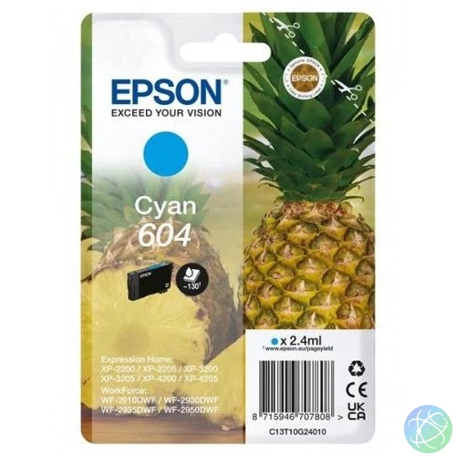 Epson T10G2 (604) Cyan tintapatron