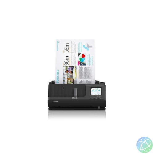 Epson WorkForce ES-C380W Lapáthúzós Szkenner Black scanner