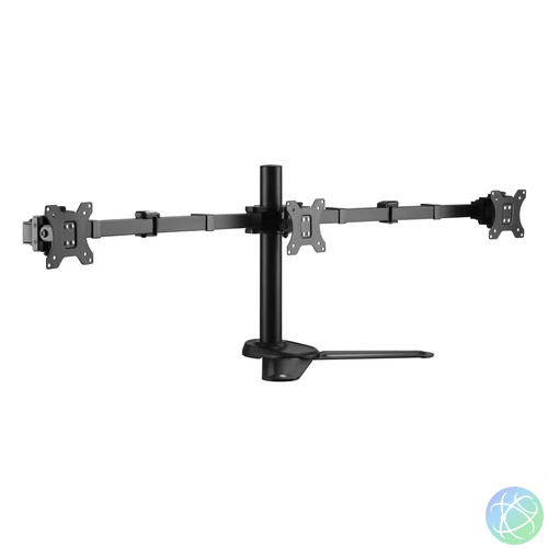 EQuip 17"-32" Economy Dual Monitor Tabletop Stand Black