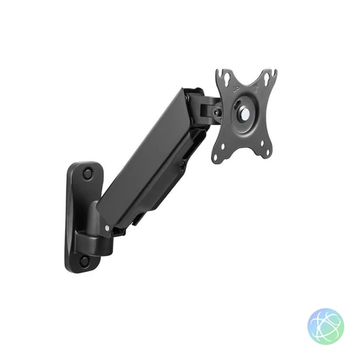 EQuip 17"-32" Single Monitor Wall-Mounted Bracket Black