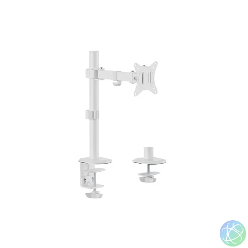 EQuip 17"-32" Articulating Monitor Desk Mount Bracket White