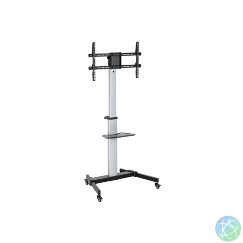 EQuip Rotate TV Cart 37-86" Black/White