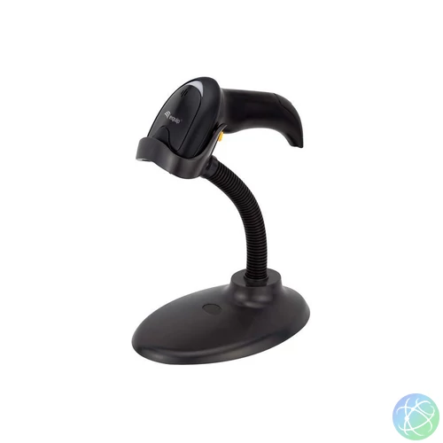EQuip USB 1D Laser Barcode Scanner with Stand Vonalkódolvasó Black