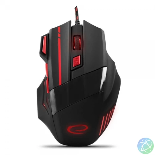 Esperanza MX201 Wolf Gamer mouse Black/Red egér