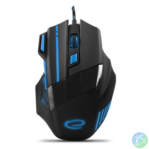 Esperanza MX201 Wolf Gamer mouse Black/Blue egér