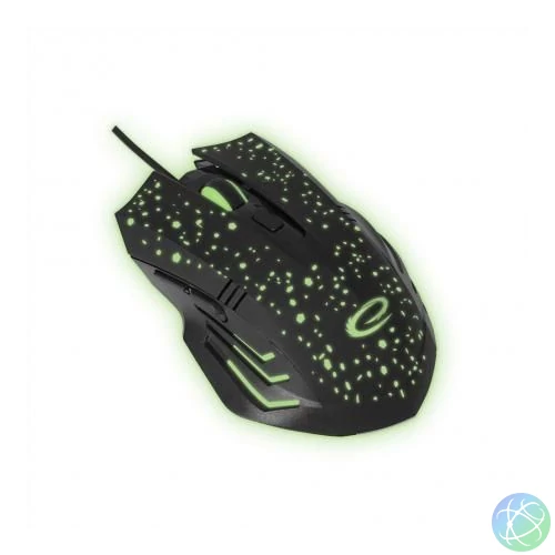 Esperanza Galaxy Gaming Mouse Black egér