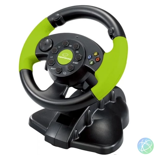 Esperanza EG104 High Octane Wheel Black/Green kormány