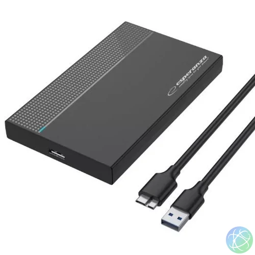 Esperanza EBA102 KÜLSŐ HDD/SSD TOK 2.5" HDD-HEZ mobilrack / beépítő keret