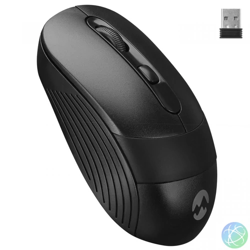 Everest SM-18 Wireless Optical Mouse Black egér