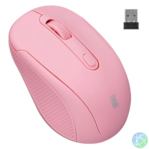 Everest SM-300 Optical Wireless Mouse Pink egér