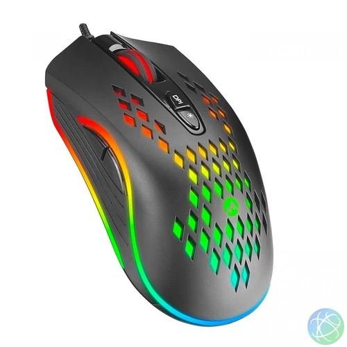 Everest SM-G07 METAFOR RGB Gaming Optical Mouse Black egér