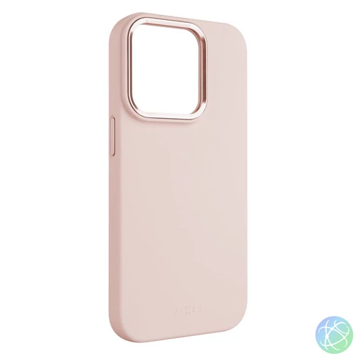 FIXED MagFlow telefontok MagSafe kompatibilis Apple iPhone 15-höz, pink mobiltelefon tok