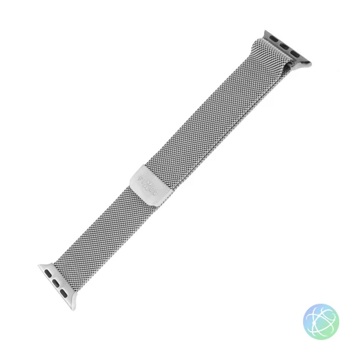 FIXED szíj rozsdamentes hálóval Apple Watch 42/44mm órához, ezüst