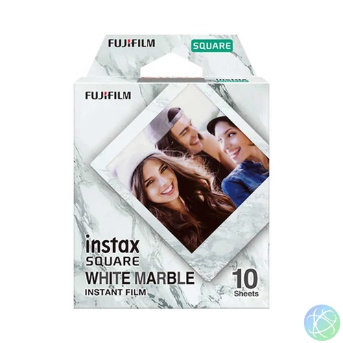 Fujifilm Instax Square Film White Marble (10lap) fotópapír
