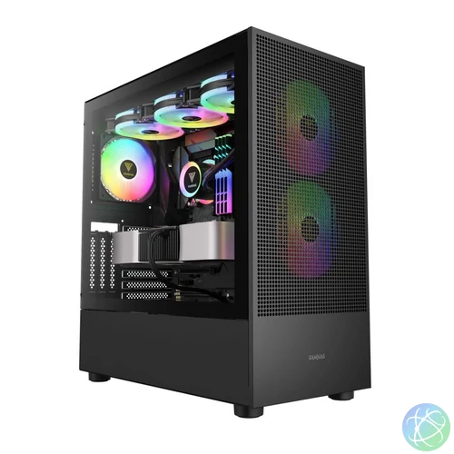 Gamdias Talos M3 Mesh Tempered Glass Black gépház