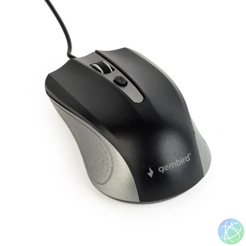 Gembird MUS-4B-01-GB Optical mouse Space Grey/Black egér
