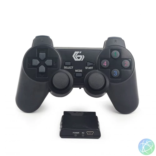 Gembird JPD-WDV-01 Wireless Gamepad Black
