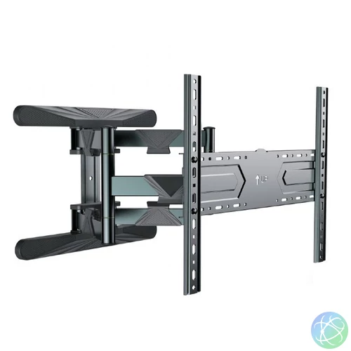 Gembird WM-80ST-01 Full-motion TV wall mount 40”-80” Black